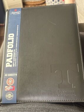 Tennessee Volunteers Black Logo Padfolio Markings by C.R Gibson